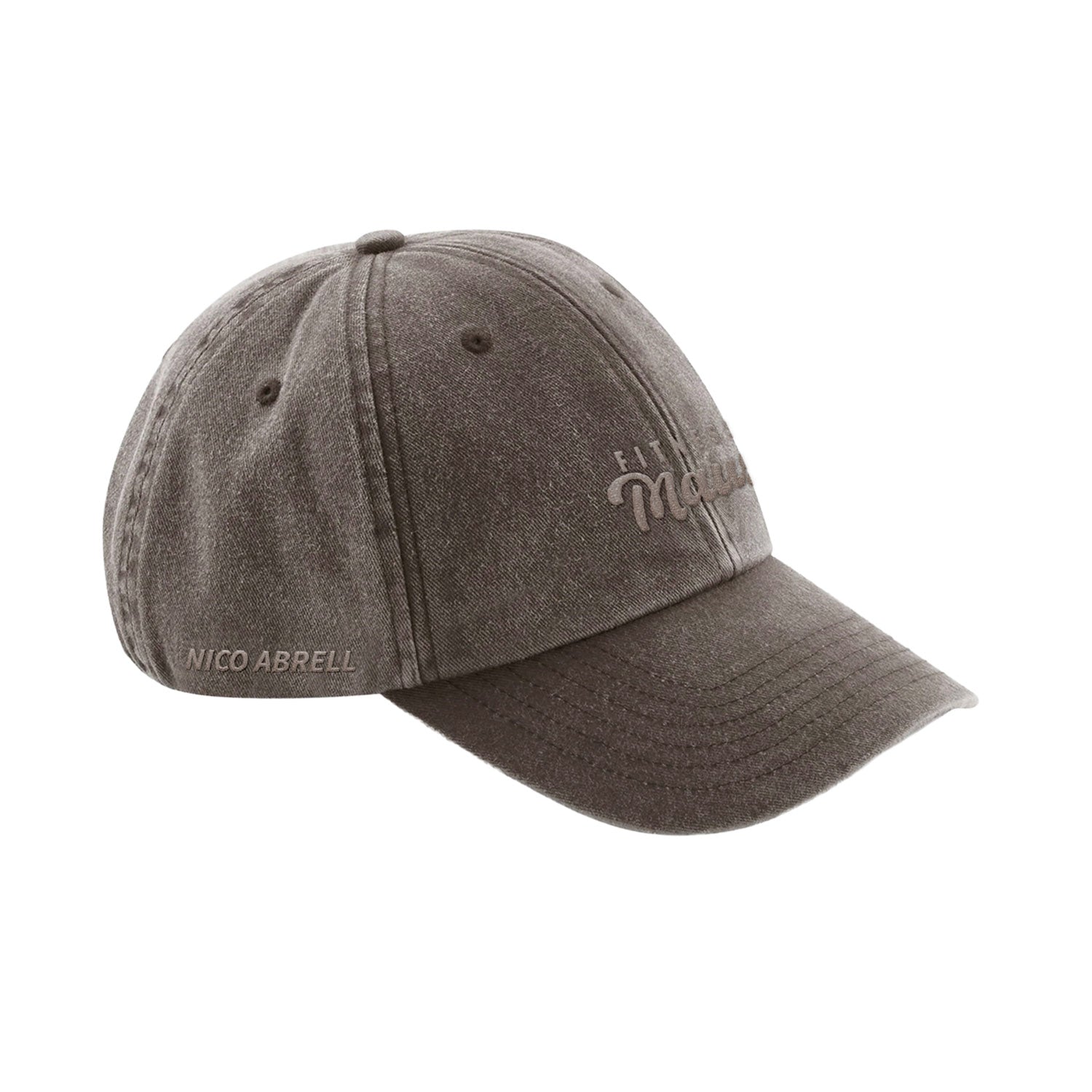 Cap "Fitness Maus" Espresso Burnt