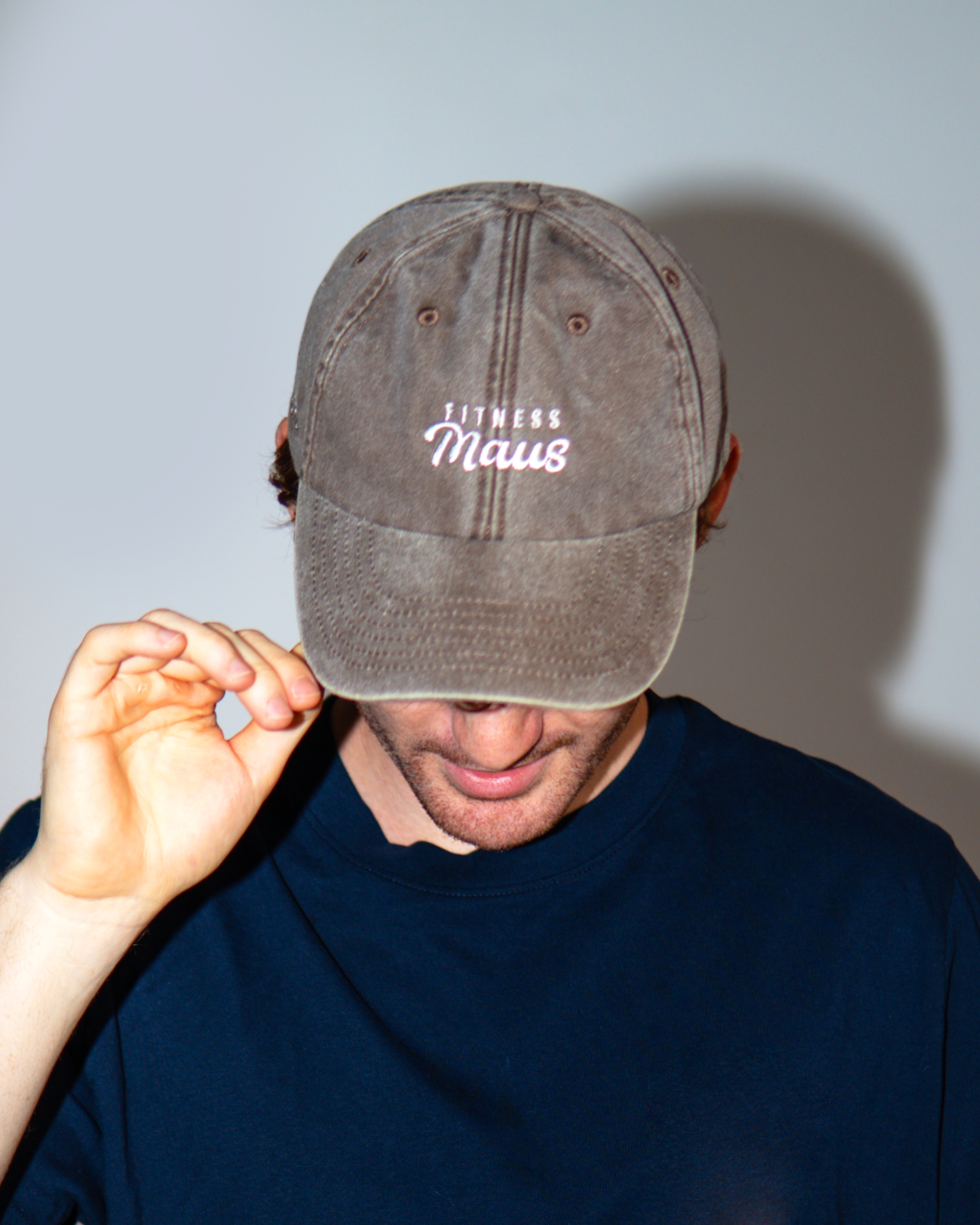 Cap "Fitness Maus" Espresso Burnt